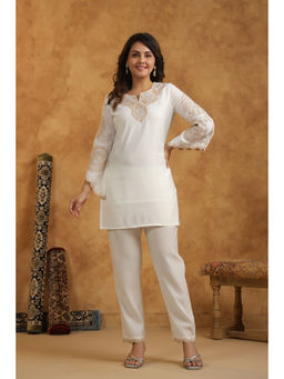Autumnlane - Sanmati Pearl Embroidery Co-Ord (Set of 2)