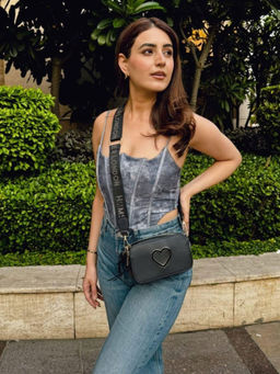 Hamster London - After Hours Twist Sling Black Sling Bag (M)