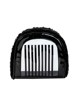 Hamster London - Fur Baby Pouch Black (M)