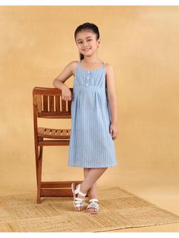 Fabindia - Blue Cotton Dress