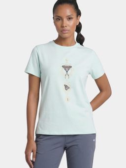 Enamor - Short Sleeve Crew Neck Cotton T-Shirt