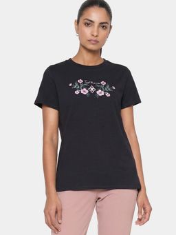 Enamor - Short Sleeve Crew Neck Cotton T-Shirt