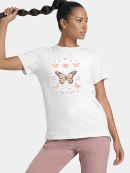 Enamor - Short Sleeve Crew Neck Cotton T-Shirt