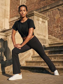 Enamor - Yoga Flare Black Trackpant