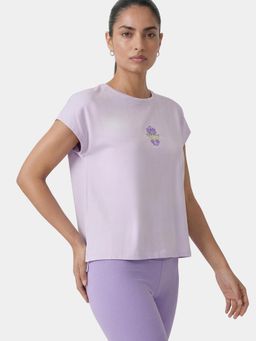Enamor - Women Sleeveless Crew Neck Cotton T-Shirt