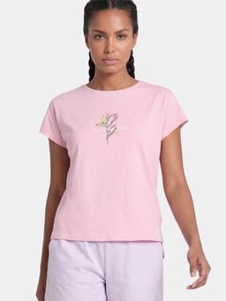 Enamor - Women Sleeveless Crew Neck Cotton T-Shirt