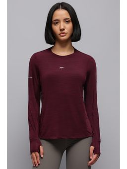 Reebok - Women Maroon T-Shirt