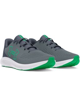 Under Armour - Charged Pursuit 3 Big Logo Grey Running Shoes