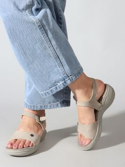 Carlton London - Casual Comfort Women's Grey Sandals