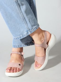 Carlton London - Casual Comfort Women's Peach Sandals