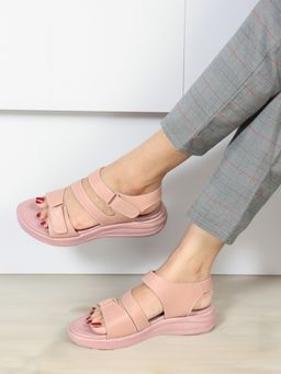 Carlton London - Women Casual Peach Sandals