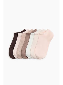 H&M - Women Brown 7-pack trainer socks