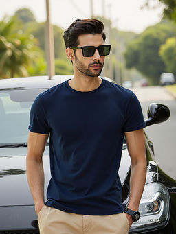 Vincent Chase - Green Black Full Rim Wayfarer Vincent Chase Polarized Vcs000546 Sunglasses