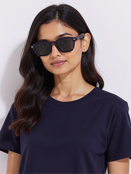 Vincent Chase - Tortoise Blue Transparent Full Rim Square Vincent Chase VCS000552 Sunglasses