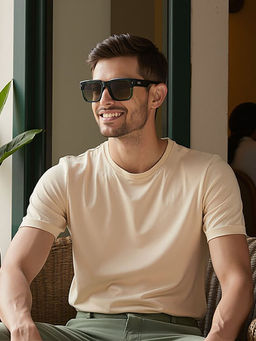 Vincent Chase - Gradient Matte Black Full Rim Vincent Chase VCS000556 Sunglasses