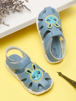 Tiny Bugs - Blue Boys Casual Velcro Sandals