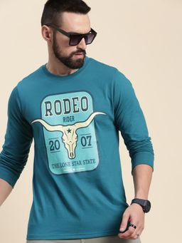 DILLINGER - Blue Graphic Regular T-shirt