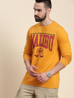 DILLINGER - Mustard Graphic Regular T-shirt