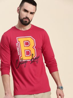 DILLINGER - Red Graphic Regular T-shirt