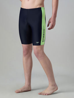 Speedo - Navy Blue Men Endurance10 Panel Print Dive Jammer