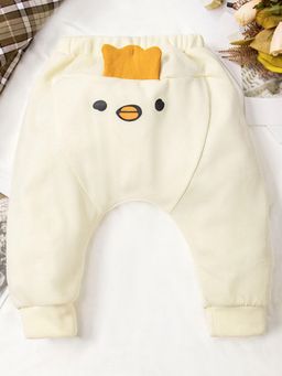 Hopscotch - Kids Off White Duck Applique Pant