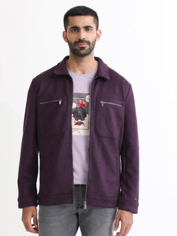 Rare Rabbit - Bax Primary Purple Solid Jacket
