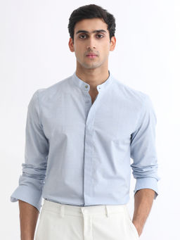 Rare Rabbit - Cadmi Light Blue Solid Shirt