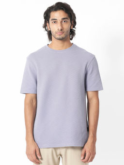 Rare Rabbit - Cas Primary Purple Solid T-Shirt