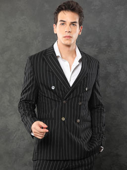 Rare Rabbit - Tazy Primary Black Stripe 2 Piece Suit (Set of 2)