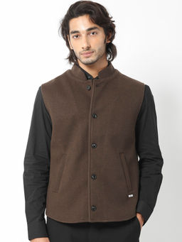 Rare Rabbit - Thermo Primary Brown Solid Jacket