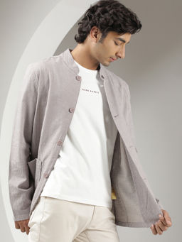 Rare Rabbit - Trex Primary Pink Stripe Jacket