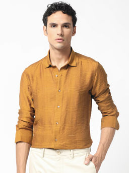 Rare Rabbit - Vagen Primary Mustard Checks Shirt