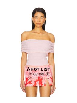 ASTR the Label - Off Shoulder Textured Knit Top