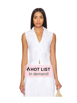 FAITHFULL THE BRAND - Antibes Sleeveless Wrap Shirt
