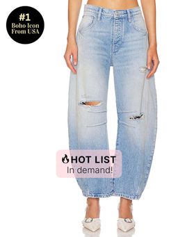 Free People - X We The Free Good Luck Mid Rise Barrel