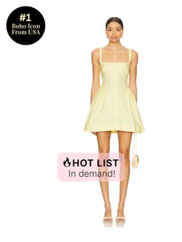 Free People - Astrid Oxford Mini Dress