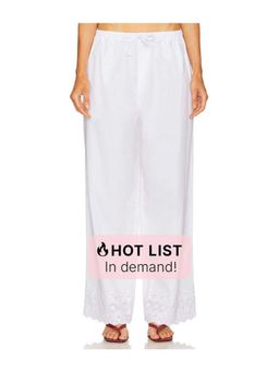 Helsa - The Summer Pant With Vintage Swiss Embroidery