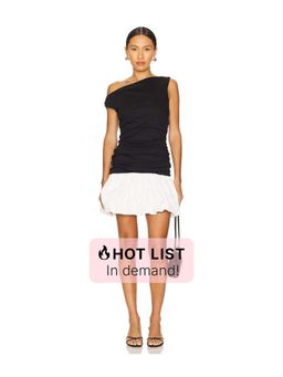 Line & Dot - Wesley Mix Media Mini Dress