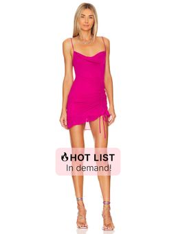 MORE TO COME - Mileva Ruched Mini Dress
