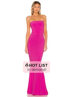 Norma Kamali - X Revolve Strapless Fishtail Gown