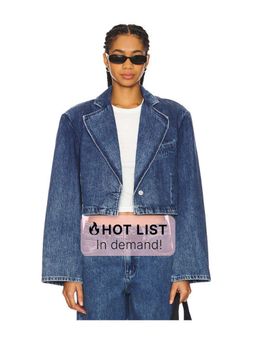 Weworewhat - Cropped Blazer Jacket