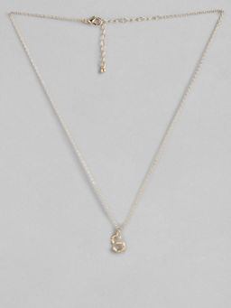 Twenty Dresses by Nykaa Fashion - Rhythms Of Alphabet S Necklace
