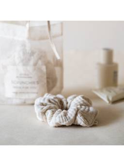 Akiiko - Beige Set of 3 Fyra Scrunchies