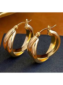 Scoup - Gold-Toned Chunky Hoop Earrings