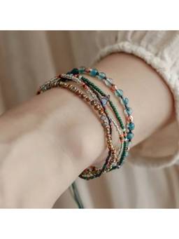 Scoup - Multicolor Beaded Wrap Bracelet