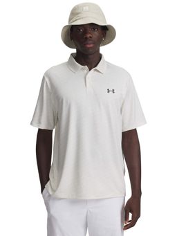 Under Armour - White Men's Matchplay Printed Golf Polo T-Shirt