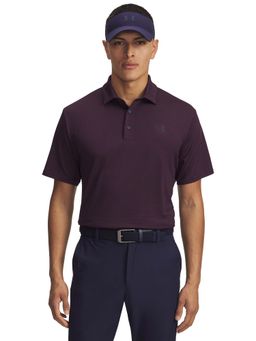 Under Armour - Purple Men's Playoff 3.0 Stripe Golf Polo T-Shirt