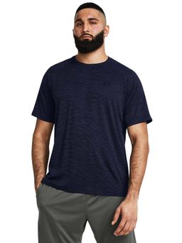 Under Armour - Navy Blue Men's Tech Textured T-Shirt