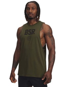 Under Armour - Green Men's Project Rock Bsr Sleeveless T-Shirt