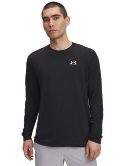Under Armour - Black Men's Icon Tee Long Sleeve T-Shirt